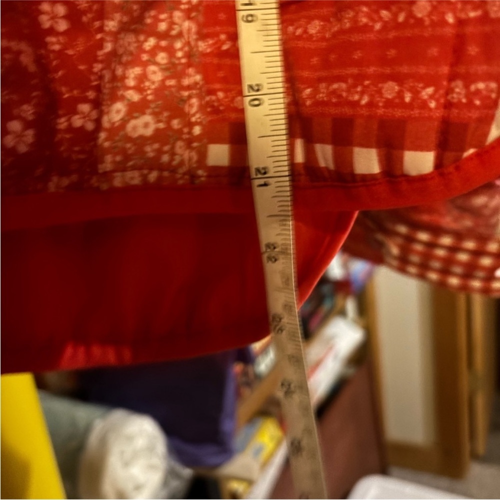 Altar’d State NWT Red Patchwork Jacket - Picture 3 of 12